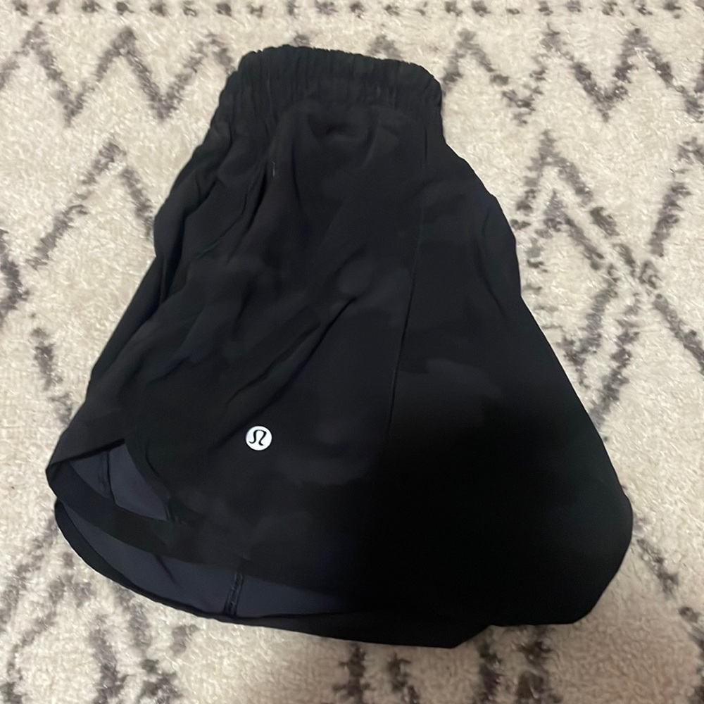 Lululemon black camo shorts size 2